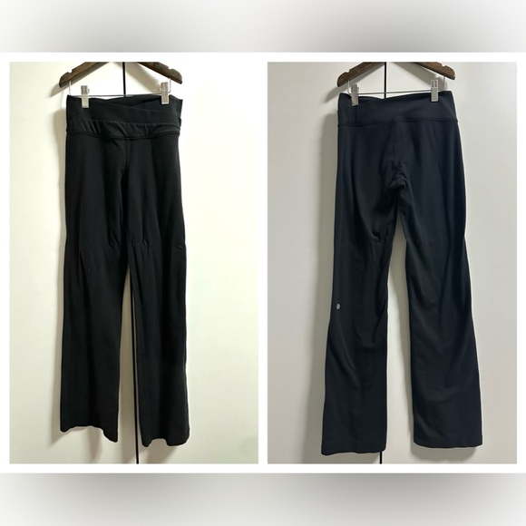 Lululemon Black Groove Flare Pants size 4 - Picture 1 of 1